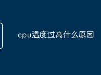 cpu温度过高什么原因-路由网