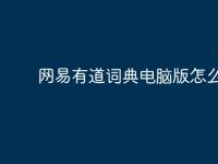 网易有道词典电脑版怎么用?-路由网