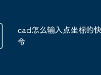 cad怎么输入点坐标的快捷命令-路由网