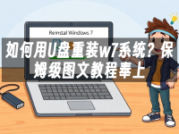 如何用U盘重装w7系统？保姆级图文教程奉上-路由网