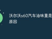 沃尔沃s60汽车油味重是什么原因-路由网