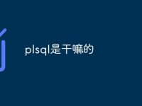 plsql是干嘛的-路由网