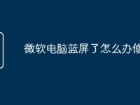 微软电脑蓝屏了怎么办修复-路由网