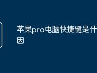 苹果pro电脑快捷键是什么原因-路由网