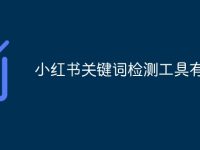 小红书关键词检测工具有哪些-路由网