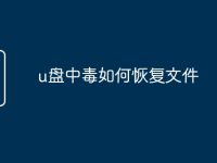 u盘中毒如何恢复文件-路由网