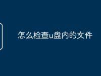 怎么检查u盘内的文件-路由网