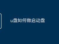 u盘如何做启动盘-路由网