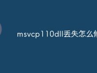 msvcp110dll丢失怎么修复-路由网