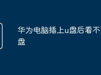 华为电脑插上u盘后看不到u盘-路由网