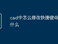 cad中怎么修改快捷键命令是什么-路由网
