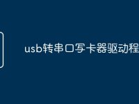 usb转串口写卡器驱动程序-路由网