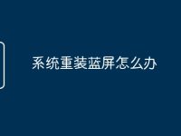系统重装蓝屏怎么办-路由网