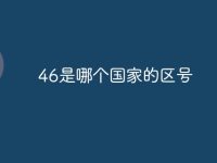 46是哪个国家的区号-路由网