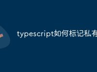 typescript如何标记私有变量-路由网