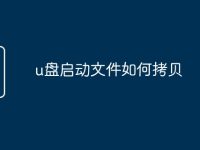 u盘启动文件如何拷贝-路由网