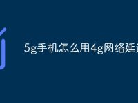 5g手机怎么用4g网络延迟-路由网