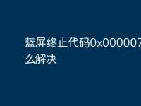 蓝屏终止代码0x000007b怎么解决-路由网