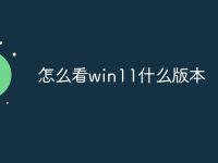 怎么看win11什么版本-路由网