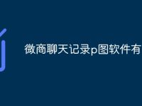 微商聊天记录p图软件有哪些-路由网