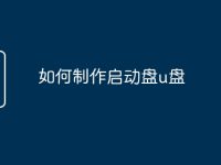 如何制作启动盘u盘-路由网