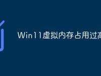 Win11虚拟内存占用过高-路由网