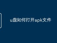 u盘如何打开apk文件-路由网