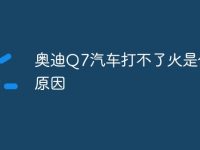 奥迪Q7汽车打不了火是什么原因-路由网