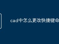 cad中怎么更改快捷键命令-路由网