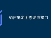 如何确定固态硬盘接口-路由网