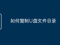 如何复制U盘文件目录-路由网