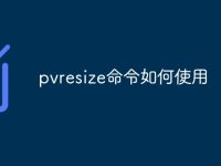 pvresize命令如何使用-路由网
