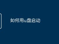 如何用u盘启动-路由网