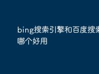 bing搜索引擎和百度搜索引擎哪个好用-路由网