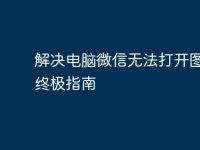 解决电脑微信无法打开图片的终极指南-路由网