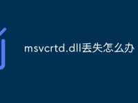 msvcrtd.dll丢失怎么办-路由网