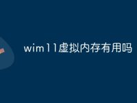 wim11虚拟内存有用吗-路由网