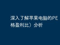 深入了解苹果电脑的PE(价格盈利比)分析-路由网