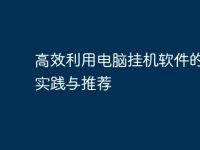 高效利用电脑挂机软件的最佳实践与推荐-路由网