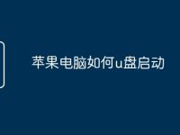 苹果电脑如何u盘启动-路由网