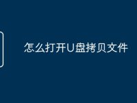 怎么打开U盘拷贝文件-路由网