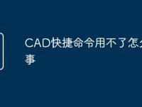 CAD快捷命令用不了怎么回事-路由网