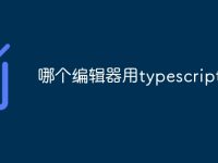 哪个编辑器用typescript好-路由网