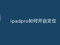 ipadpro如何开启定位-路由网