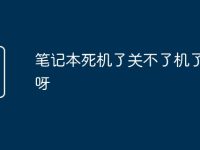 笔记本死机了关不了机了咋办呀-路由网