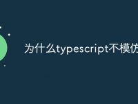 为什么typescript不模仿java-路由网