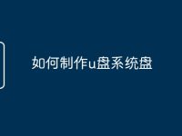 如何制作u盘系统盘-路由网