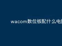 wacom数位板配什么电脑?-路由网