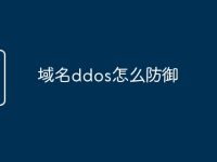 域名ddos怎么防御-路由网