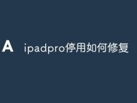 ipadpro停用如何修复-路由网